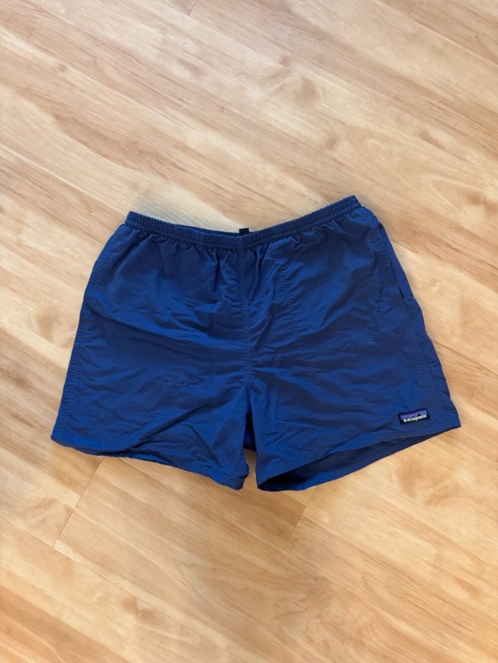 Patagonia Baggies Shorts Mens L Blue 5 Inch Inseam Nylon Swim